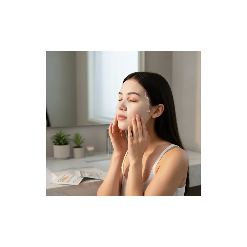 5 Pzs Mascarilla Aplb Retinol Vitamina C Vitamina E 25ml