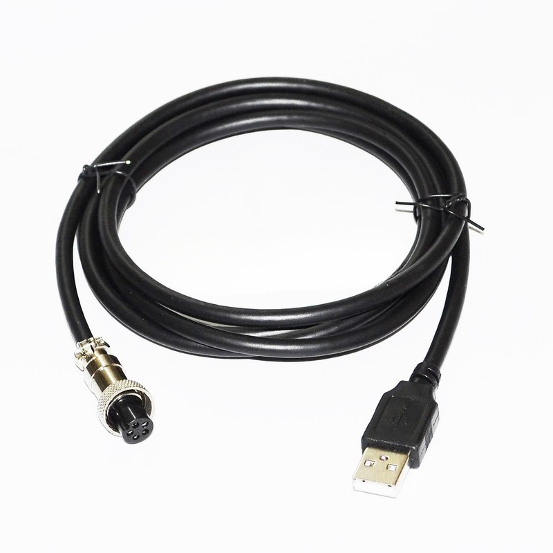 RIKYJIC USB to 5-Pin Aviation Connector Cable for Mad Catz