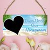 Days Until Our Honeymoon Countdown Plaque | Romantic Honeymoon Countdown