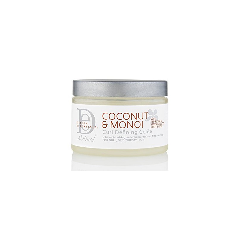 Design Essentials Gel definidor de rizos de coco natural y