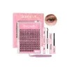 Kit Pestañas Naturales Volumen Nycaar Con Pegamento Diy
