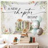 LANKBACK A New Chapter Begins Backdrop Storybook Baby Shower Decorations