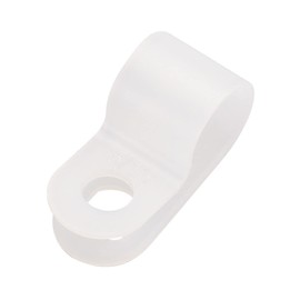 Baomain R-Type Cable Clamp 5/16 Inch White UC-1.5 Pack of 100