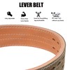 10MM Weight Power Lifting Leather Lever Pro Belt Gym Training
