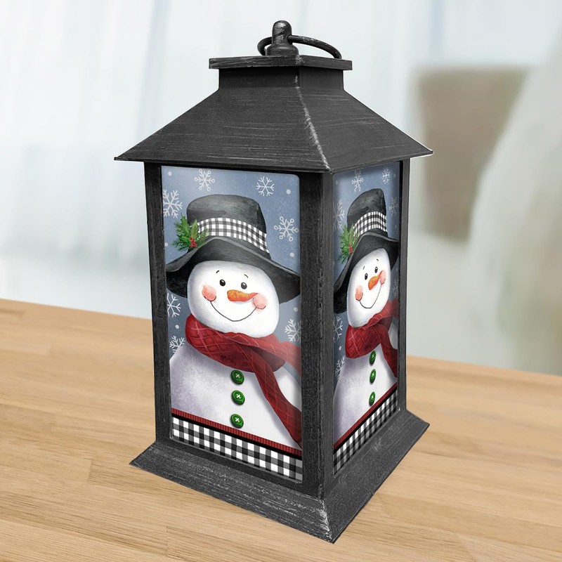 Briarwood Lane Smiling Snowman Lantern
