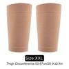 Thigh Compression Sleeves Elastic Breathable Promote Recovery Slimming Upper Leg