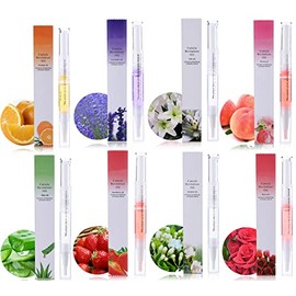 Cuticle Oil Pen for Nail Care,8PCS Nail Oil Pen with Natural Ingredients Revitalize Pen Gel Manicure Pedicure nail art Treatment (Mix)
