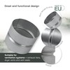 Vent Systems 4'' Inch Galvanized Steel Duct Connector - Round