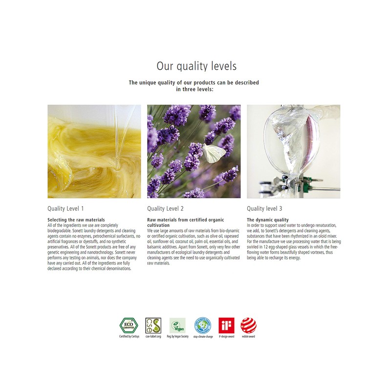 Sonett Organic Curd Soap 3.5 oz. Bar 100% Natural. Organic