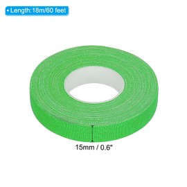 PATIKIL 0.6 Inch x 60 Feet Neon Gaffer Fabric Tape, 1 Roll Fluorescent Tape, UV Black Light Glow Tape for UV Party, Green