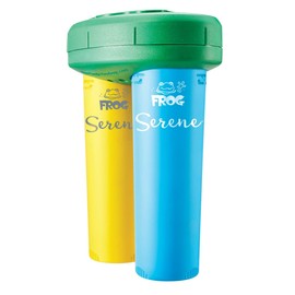 FROG 6 FROG Serene Bromine Replacement Cartridges for Hot Tubs for use only with FROG Serene In-Line and Floating Sanitizing Systems for Spas up to 600 gallons, Quick and Easy Hot Tub Sanitizer C 150 Grams