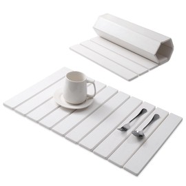 Large Stone Dish Drying Mat for Kitchen Counter,24"×16", Foldable Absorbent Diatomaceous Earth Quick Dry Mats Kitchen Dishes for Cups Dishes Bottles Bathroom Any Countertop