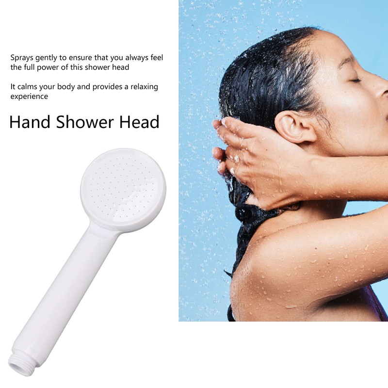 Handheld Showerhead ABS Thicken White Baking Paint Hand Shower Sprayer