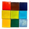 Escanver 40 Piezas Azulejo Talavera 5x5 Cm Mezcla Colores Lisos