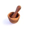 Mini Mortar with Pestle, Kitchen Mortar, Spice Mortar, Handmade Olive