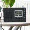 Portable Mini Radios FM/MW/SW Receiver with Digital Alarm Clock FM