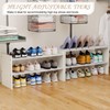 X-cosrack 2 Pack 2-Tier Shoe Rack Organizer for Closet, Expandable