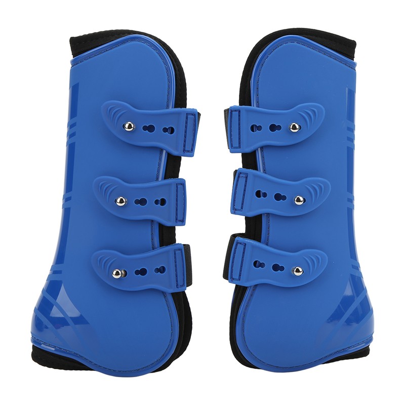 2pcs Horse Front Leg Boots PU Shell Horse Tendon Boots