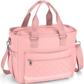 LGAG 16L Large Lunch Bag for Women, Insulated Lunch Box for Women Loncheras para Mujer for Work, Leakproof, Pink