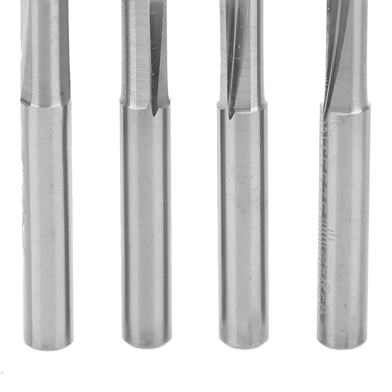 4Pcs VShaped Carving Cutter 2Edged Engraving Bit 4x0.3x15°/4x0.3x20°/4x0.3x25°/4x0.3x30°