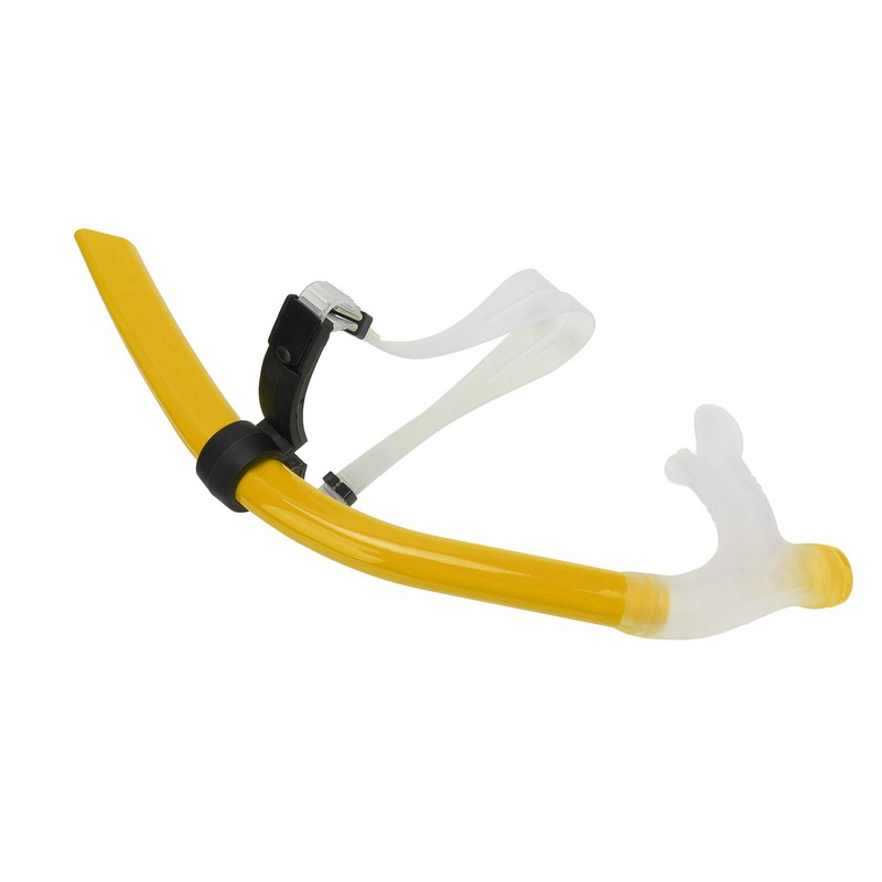 Swimming Snorkel Reduced Drag Silicone Swimming Breathing Tube with Adjustable