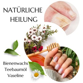 green idea - Tea Tree Oil Nail Cream - For Damaged, Split and Brittle Nails - Regenerating - Pocket Size - 10 ml