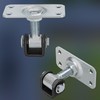 KOTARBAU® Set of 2 Adjustable Door Hinges M12 for Screwing