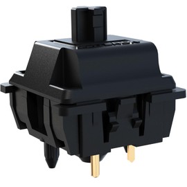 GATERON Oil King V2 Pre Lubed 5pin Linear Switches for MX Mechanical Keyboard (110pcs, Oil King V2)