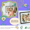 Volakk 16x20 Floating Frame Double Real Glass Real Teak Wood