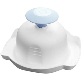 1Pc Blue Food Safety Holder for Mandolin Slicer or Grater, Food Slicer Cutter Finger Guard for Mandoline Slicer Grater,Finger Anti-Cut Protectors for Vegetable GraterCutting, Mandolines and Slicers