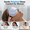 Weighted Eye Masks for Sleep: 3D Contoured Blackout Sleep Mask