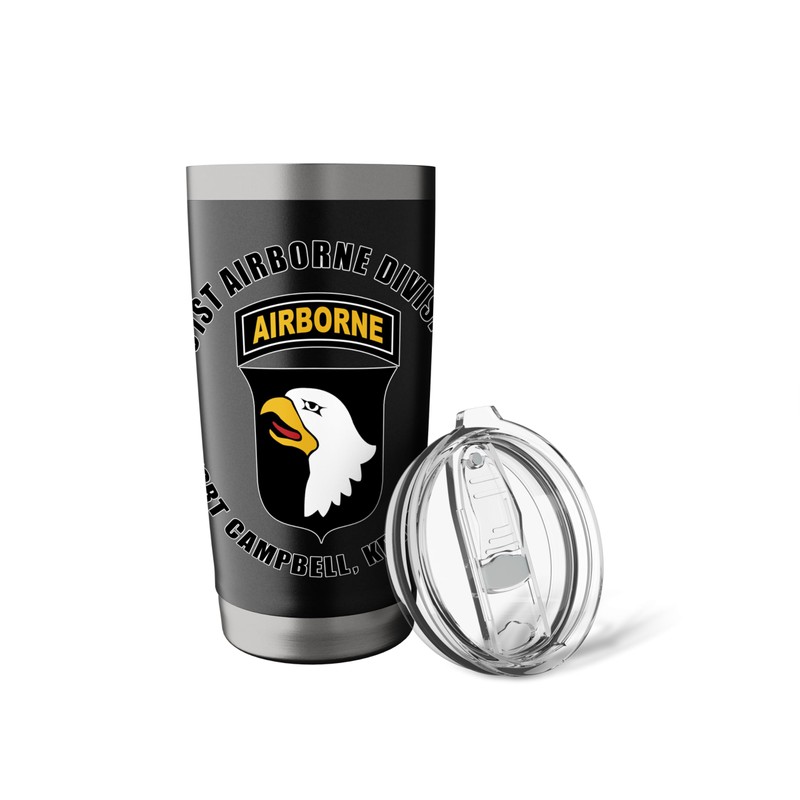 101st Airborne Division Fort Campbell Kentucky Veteran Stainless Steel Insulated