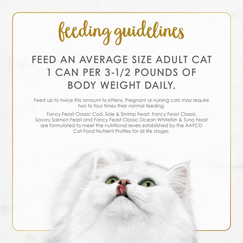 Purina Fancy Feast Seafood Classic Pate Collection Grain Free Wet