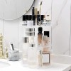 Organizador Para Cosméticos Multinivel Giratorio 360° Trabsparente
