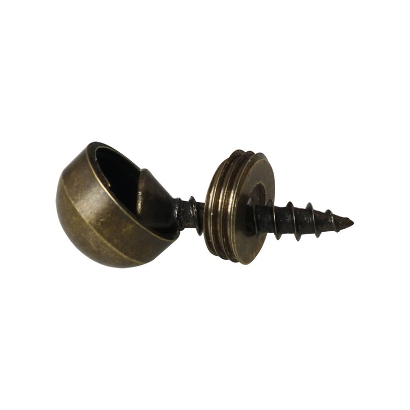 DGBRSM 8pcs Pure Brass Decorative Screws with Caps Used as