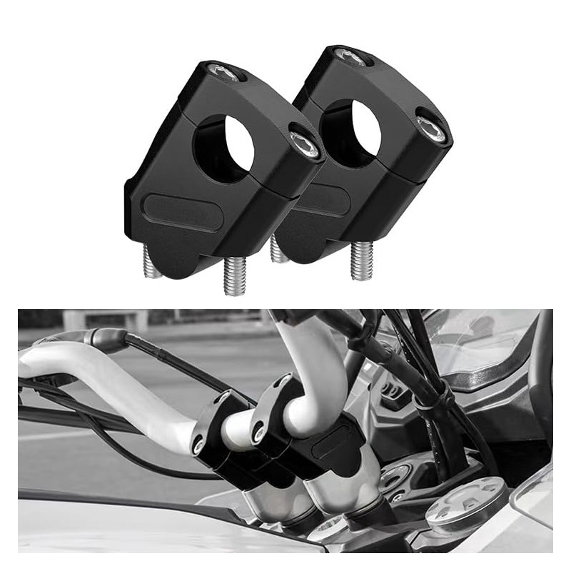 7/8" Universal Handlebar Bar Risers Motorcycle Bar Clamps 7/8" Bar