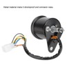 KIMISS 12V Universal Motorcycle Odometer LED Backlight Motorcycle Speedometer Set