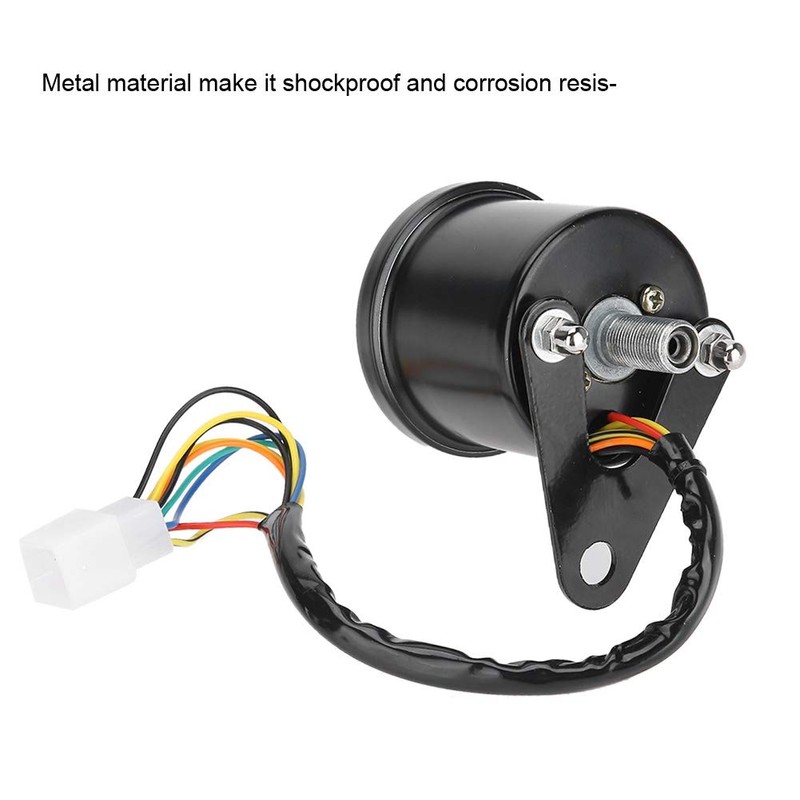 KIMISS 12V Universal Motorcycle Odometer LED Backlight Motorcycle Speedometer Set