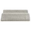 Lashuma Shower Mat Quick-Drying Grey Pebble London 50 x 90