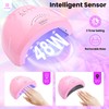 Nail Kit for Beginners with Everything in a Pink Gift
