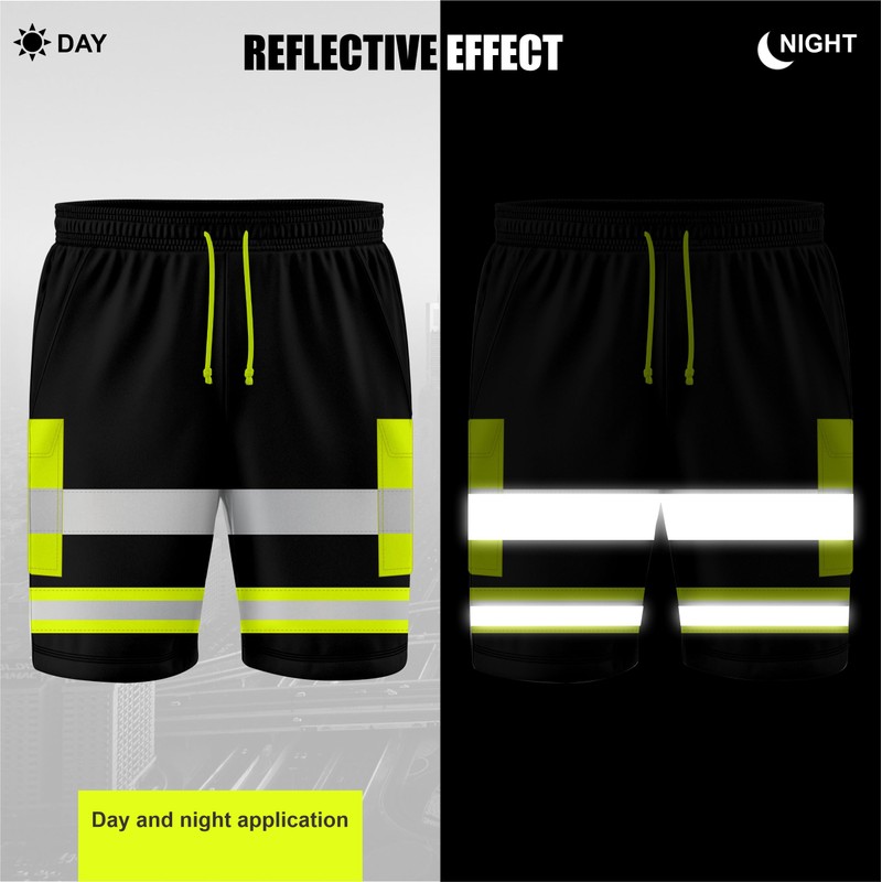 mymixtrendz Mens Reflective High Visibility Hi Viz Safety Work Wear