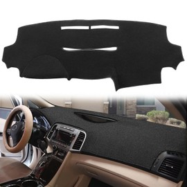 AKMOTOR Dash Cover Mat Custom Fit for Toyota Venza Without Popup Speaker Dashboard Pad Cap Carpet Protector K295B