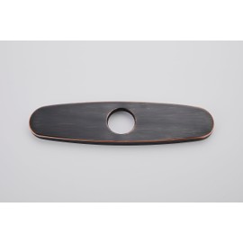 AVSIILE Kitchen Sink Faucet Hole Cover, Deck Plate for Kitchen Faucet- 10 Inches Sink Hole Cover, Plumbing Cover Plates, 10" Deck escutcheon for Pull Down Kitchen Faucet (Oil Rubbed Bronze)