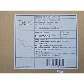 Danze D302555T 2-Handle Roman Tub Faucet Trim Sheridan Collection Chrome
