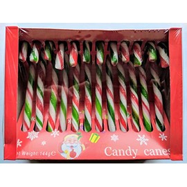 Red & White Candy Canes Box of 12 x 4 Boxes (48 canes), Decoration & Gift Supplies for Christmas