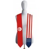 72 Inch Tunisia Flag and USA Flag Graduation Sash Unisex