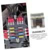 FELTECHELECTR 6 Ways LED Indicator Fuse Box Holder for Automotive
