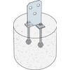 Simpson Strong-Tie CPT66Z CPTZ ZMAX Galvanized Concealed Post Base for