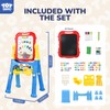 STEAM Life Large Art Easel for Kids, Double-Sided 4In1 Toddler