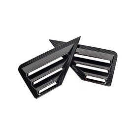 Riloer Rear Side Window Louver Decoration Covers, Air Vent Scoop Shades Cover Blinds, Fit for To*yota C-HR CHR 2018-2021